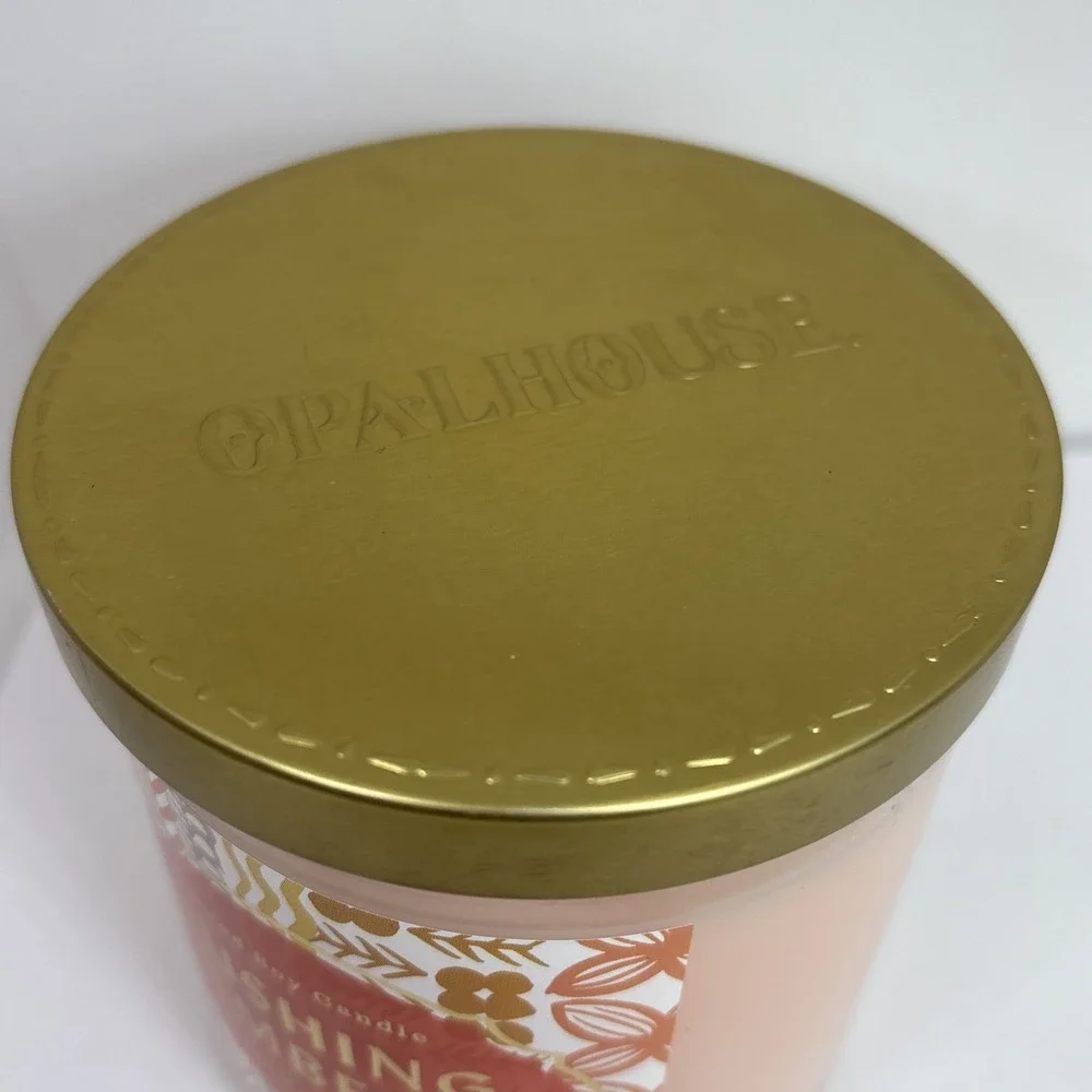 15.1 Oz Glass Jar Candle Blushing Amber - Opalhouse™ B5